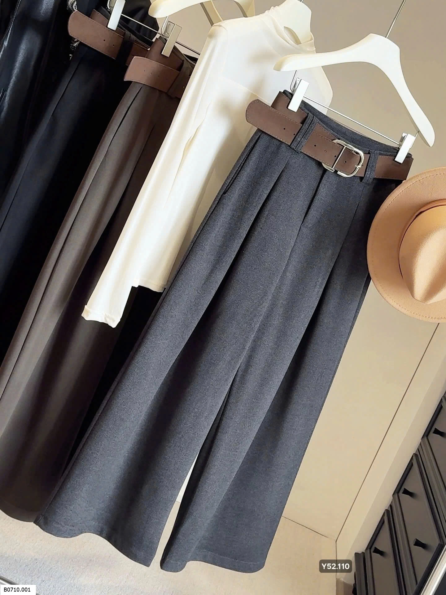 QUẦN CẠP ỐNG RỘNG NỮ  Giá sỉ 260k