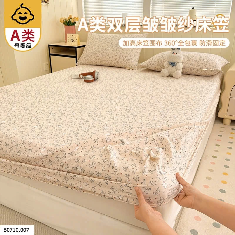 SET Ga giường chất  Cotton Hàn Cao cấp   Giá sỉ 1m5 x 2m    150k  1m8 x 2m   160k  2m  x 2m2   175k