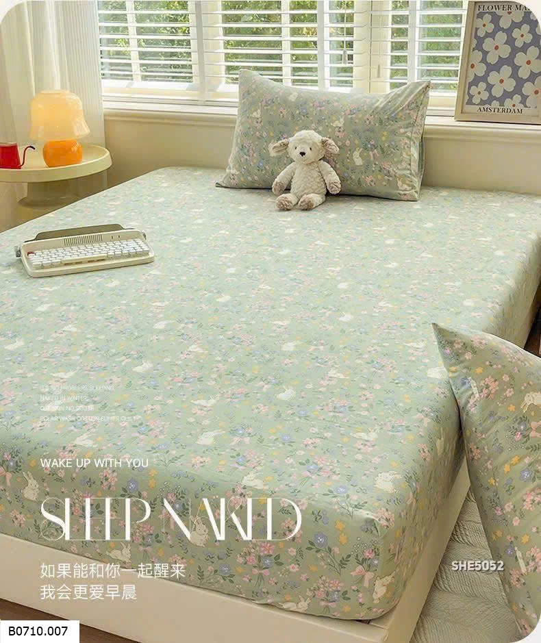 SET Ga giường chất  Cotton Hàn Cao cấp   Giá sỉ 1m5 x 2m    150k  1m8 x 2m   160k  2m  x 2m2   175k