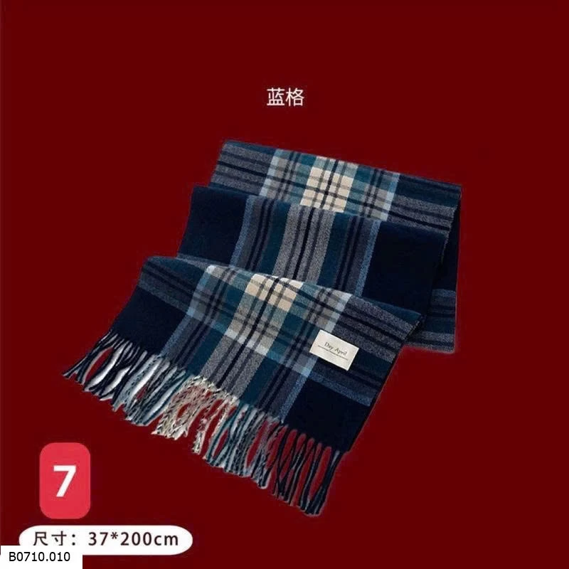 KHĂN CHOÀNG KẺ CARO Cashmere   Giá sỉ 80k