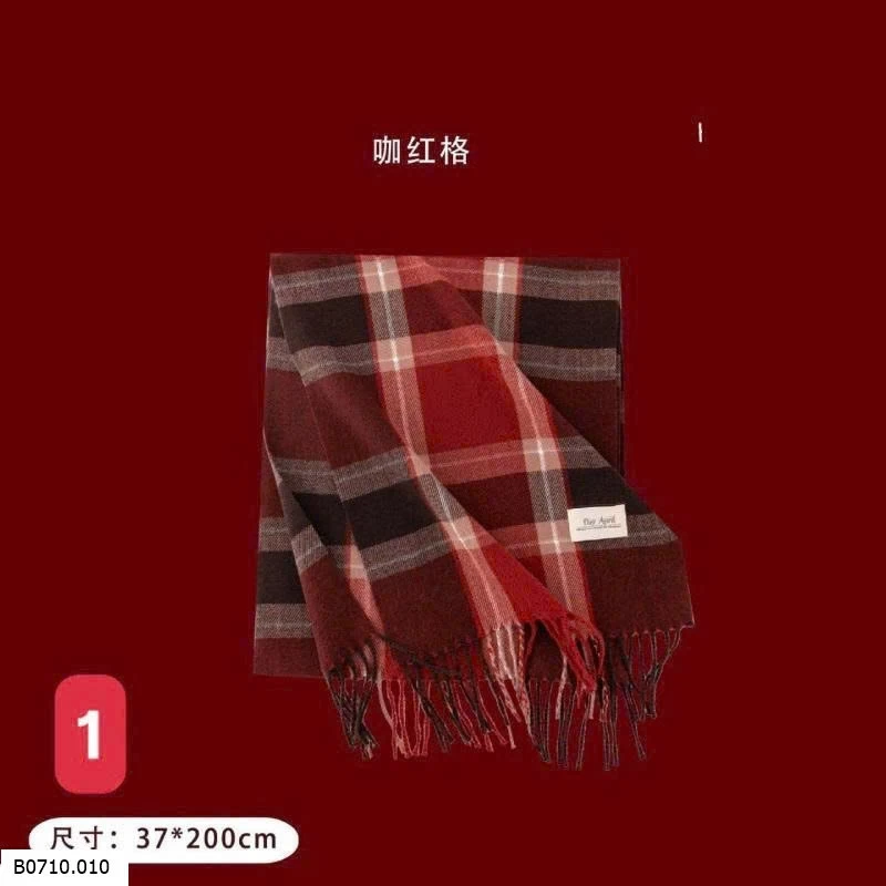 KHĂN CHOÀNG KẺ CARO Cashmere   Giá sỉ 80k