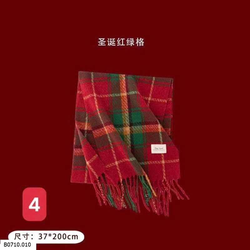 KHĂN CHOÀNG KẺ CARO Cashmere   Giá sỉ 80k