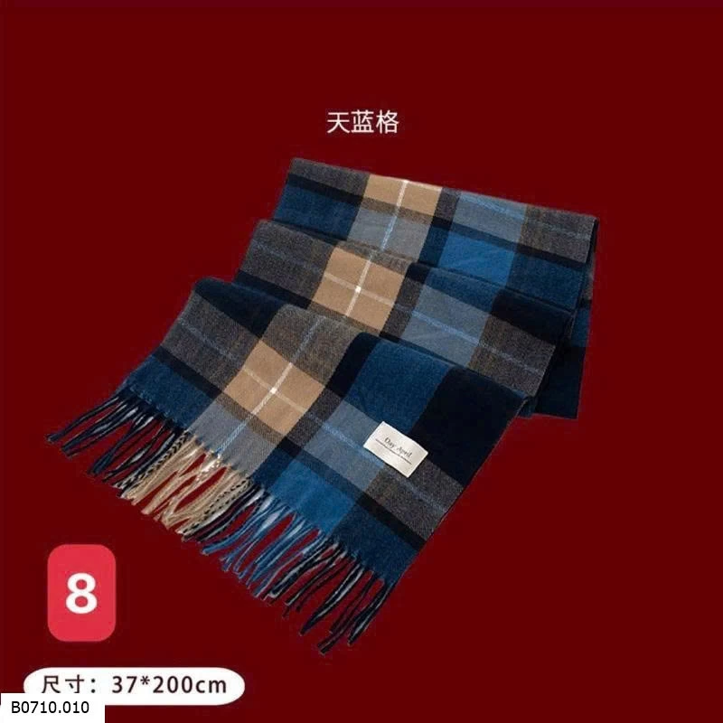 KHĂN CHOÀNG KẺ CARO Cashmere   Giá sỉ 80k