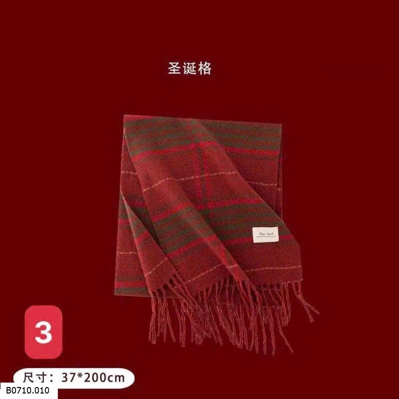 KHĂN CHOÀNG KẺ CARO Cashmere   Giá sỉ 80k
