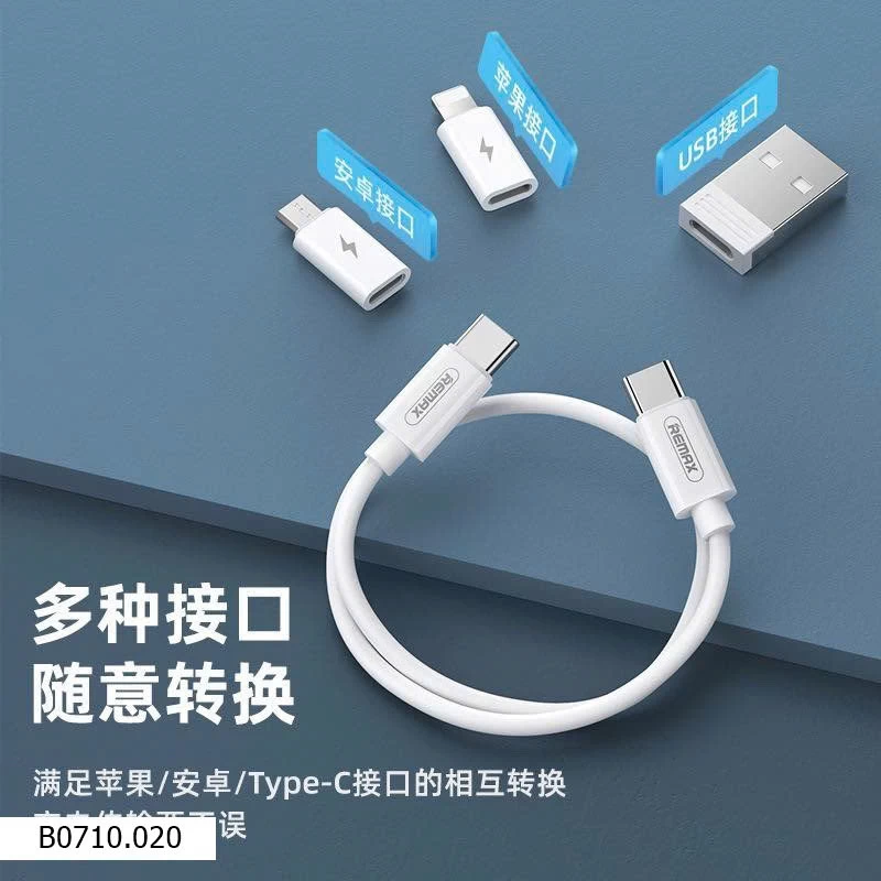 Bộ cáp sạc đa năng Remax RC 190 Giá sỉ 100k