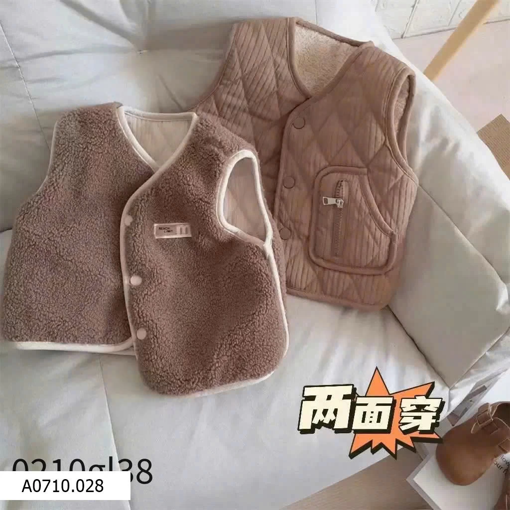 ÁO KHOÁC GILE LÔNG CHO BÉ   Giá sỉ 100k