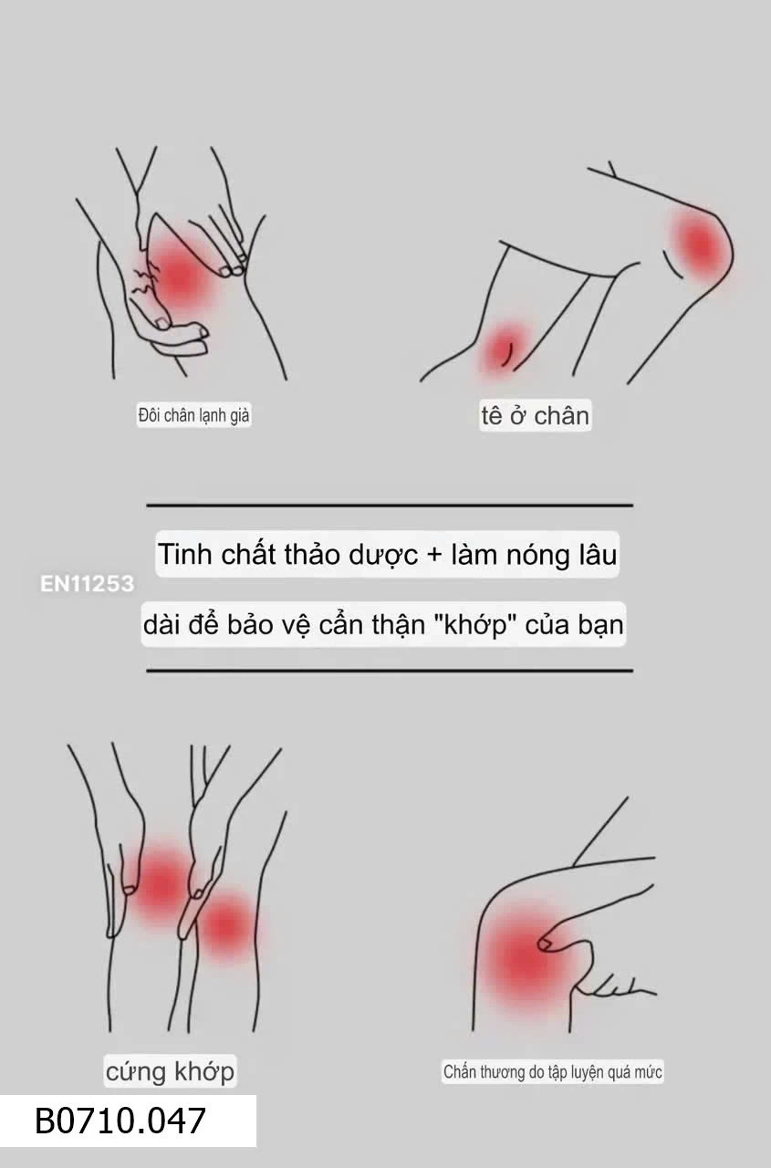 Miếng dán ngải cứu dành cho đầu gối   Giá sỉ 45k