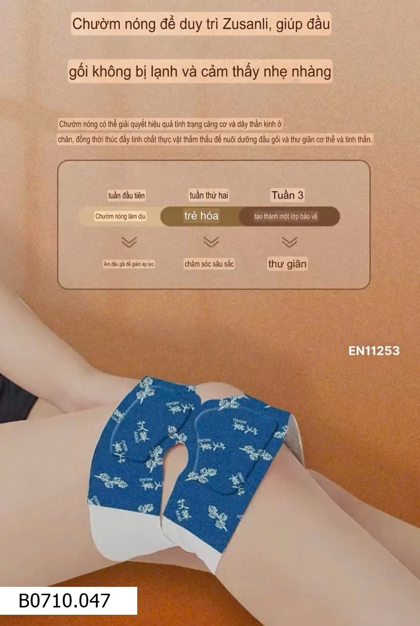 Miếng dán ngải cứu dành cho đầu gối   Giá sỉ 45k