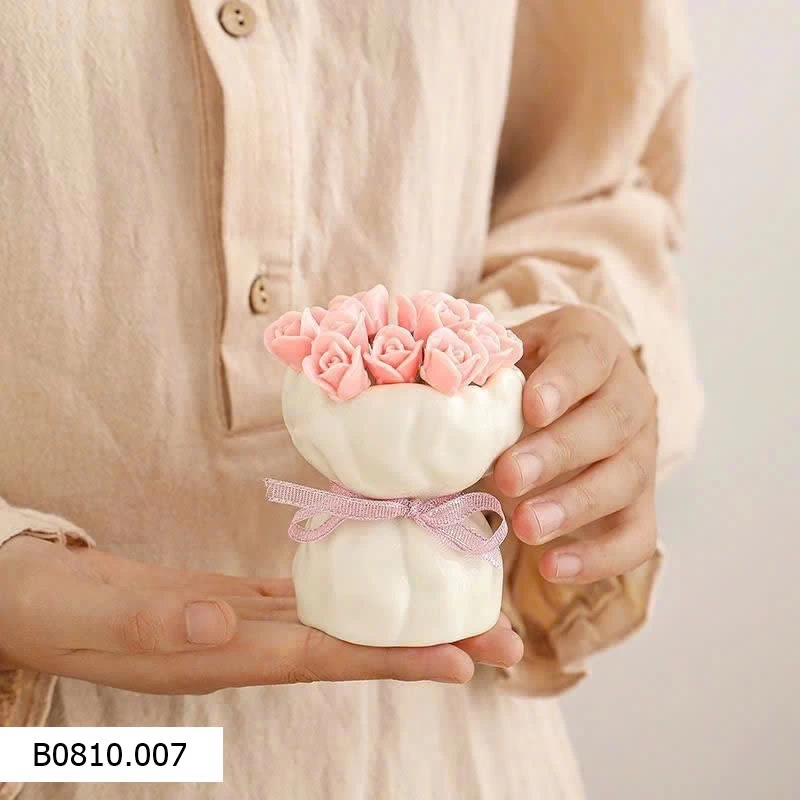 SET NĨA ĂN HOA QUẢ HÌNH BÓ HOA   Giá sỉ 105k/set