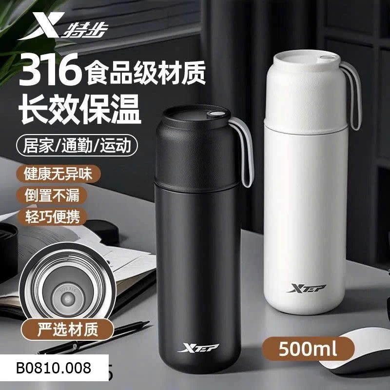 Bình giữ nhiệt nóng lạnh nhỏ gọn Xtep 500ml   Giá sỉ 135k