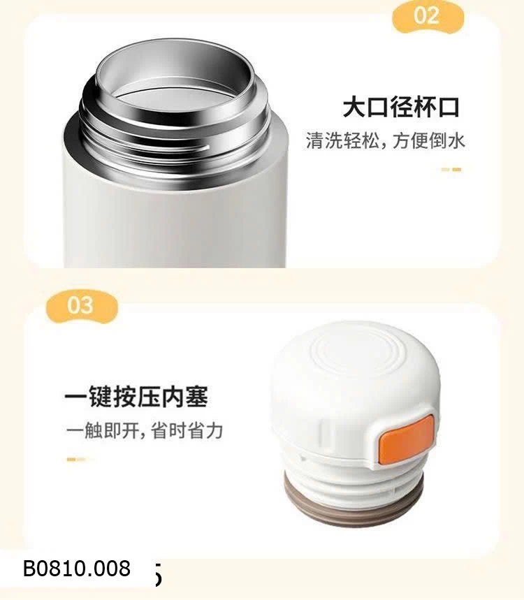 Bình giữ nhiệt nóng lạnh nhỏ gọn Xtep 500ml   Giá sỉ 135k