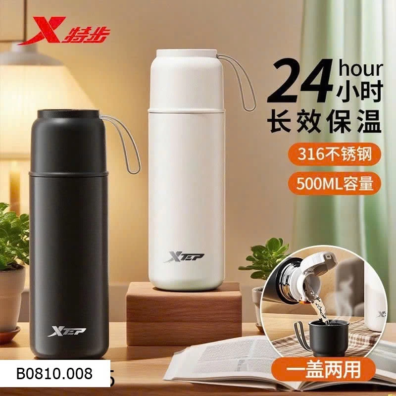 Bình giữ nhiệt nóng lạnh nhỏ gọn Xtep 500ml   Giá sỉ 135k