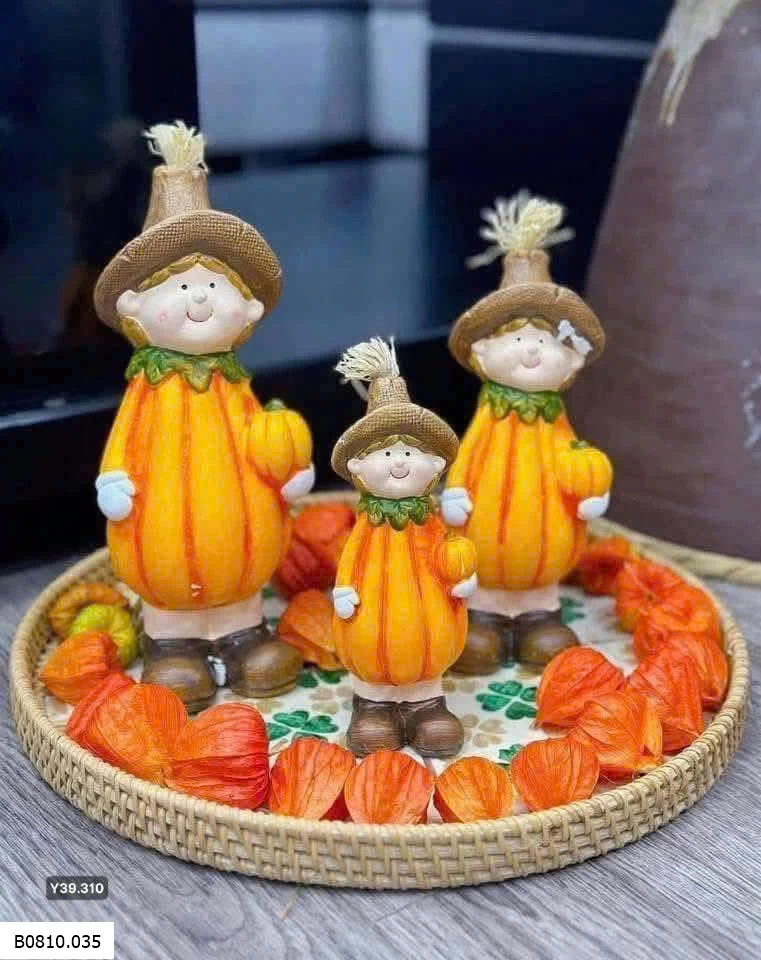 Bộ 3 bí ngô đáng yêu xỉu  Giá sỉ 210k