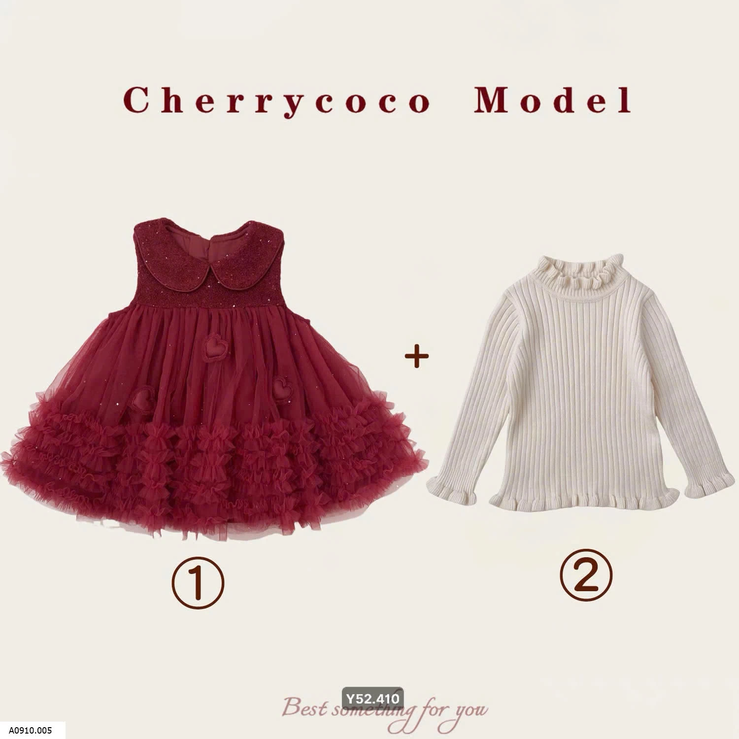 SET VÁY CÔNG CHÚA CHERRYCOCO  Giá sỉ 315k