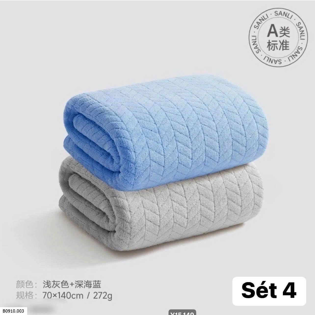 KHĂN TĂM SANLI   Giá sỉ 140k/set