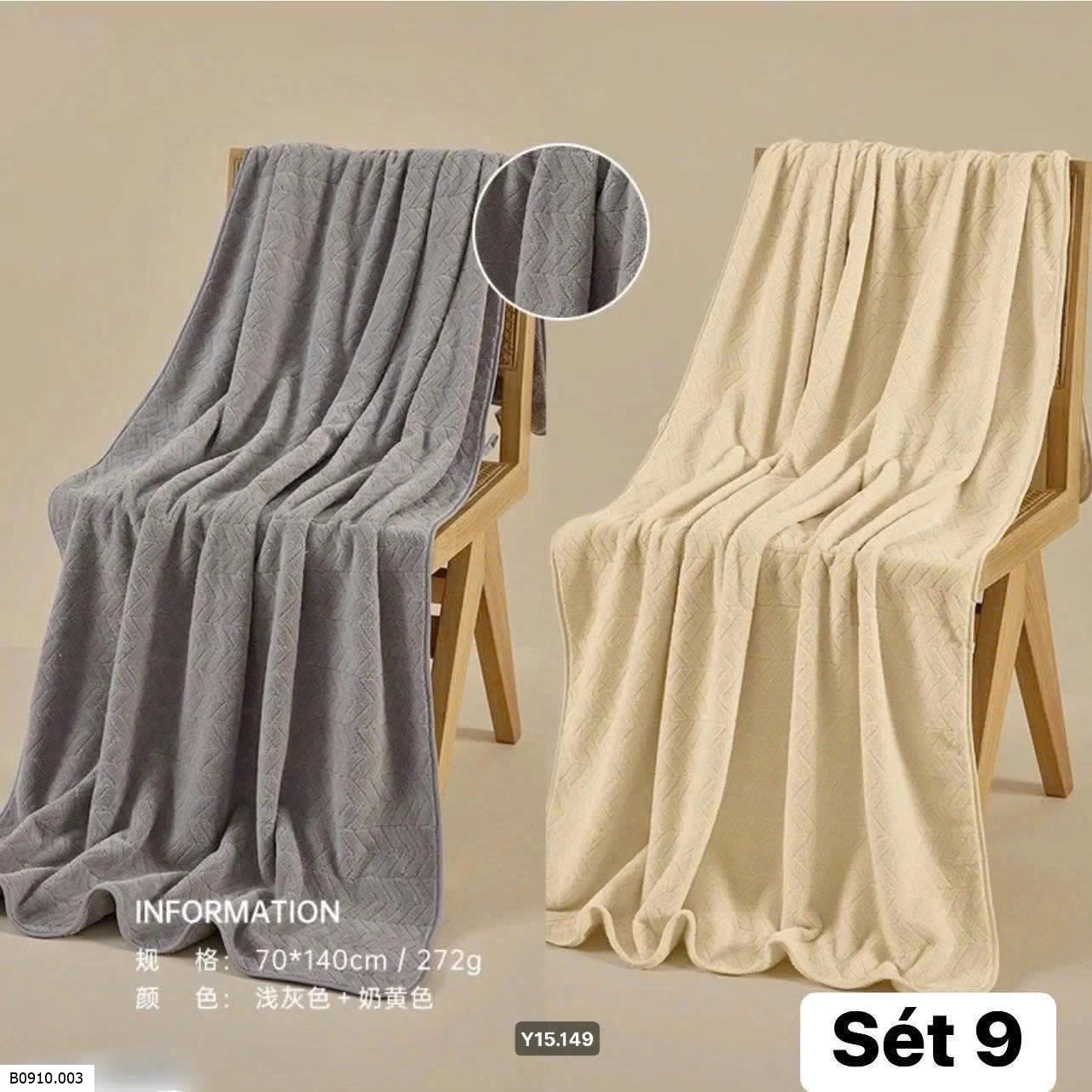 KHĂN TĂM SANLI   Giá sỉ 140k/set