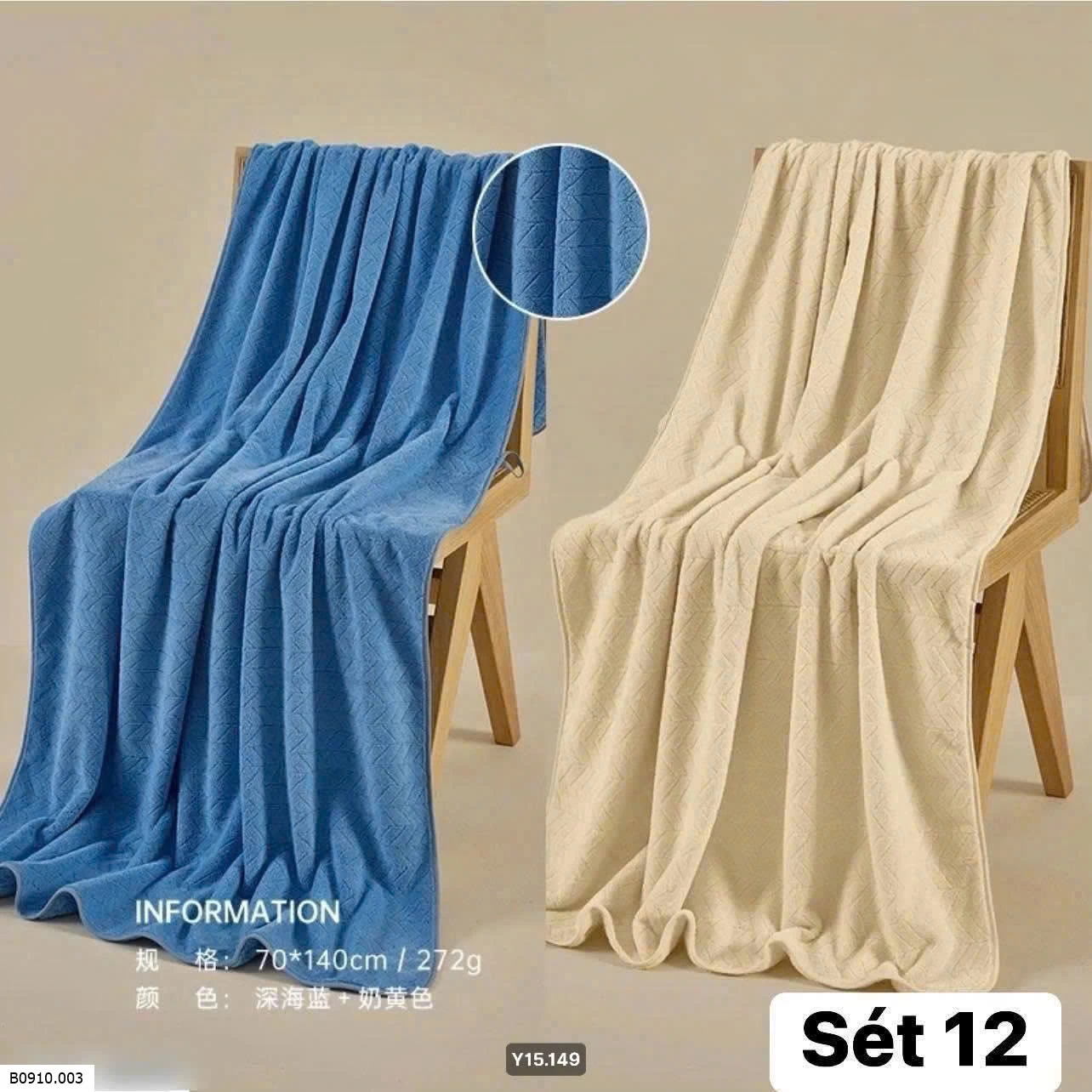 KHĂN TĂM SANLI   Giá sỉ 140k/set