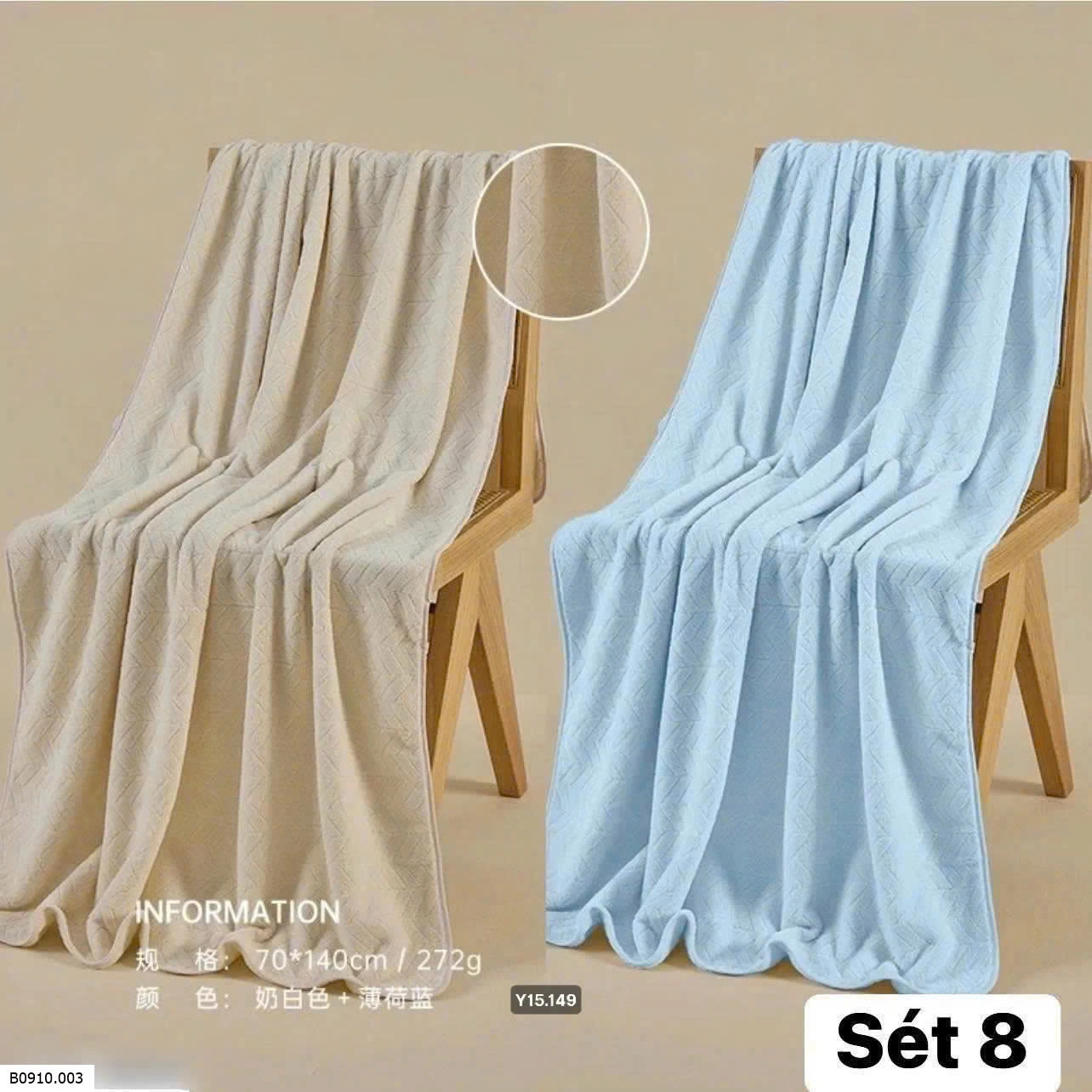 KHĂN TĂM SANLI   Giá sỉ 140k/set