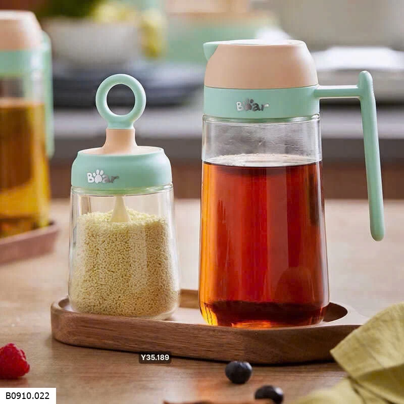 BÌNH ĐỰNG DẦU ĂN, NƯỚC MẮM TỰ ĐỘNG ĐÓNG MỞ HÃNG BEAR CX  Giá sỉ 95k/c sỉ từ 2 c