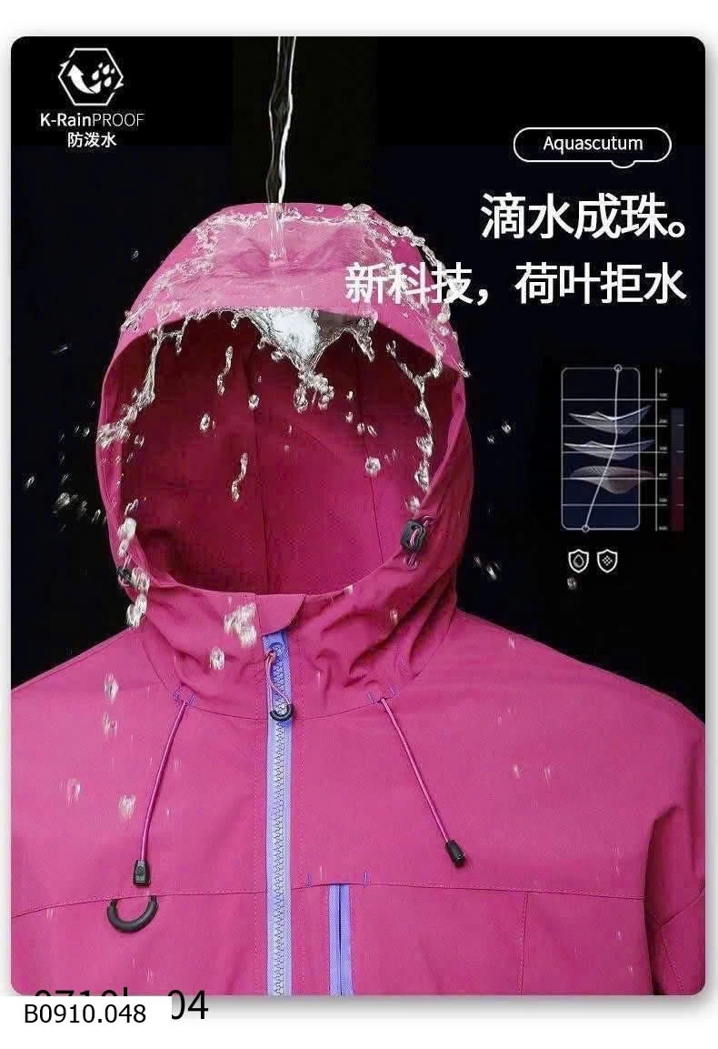 ÁO KHOÁC GIÓ DÀY DẶN 2 LỚP  Giá sỉ 155k