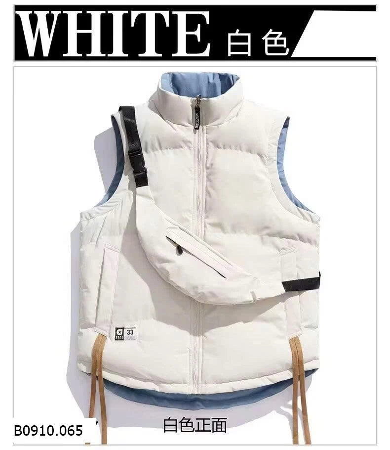 ÁO GILE PHAO 2 MẶT UNISEX NASA   Giá sỉ 230k