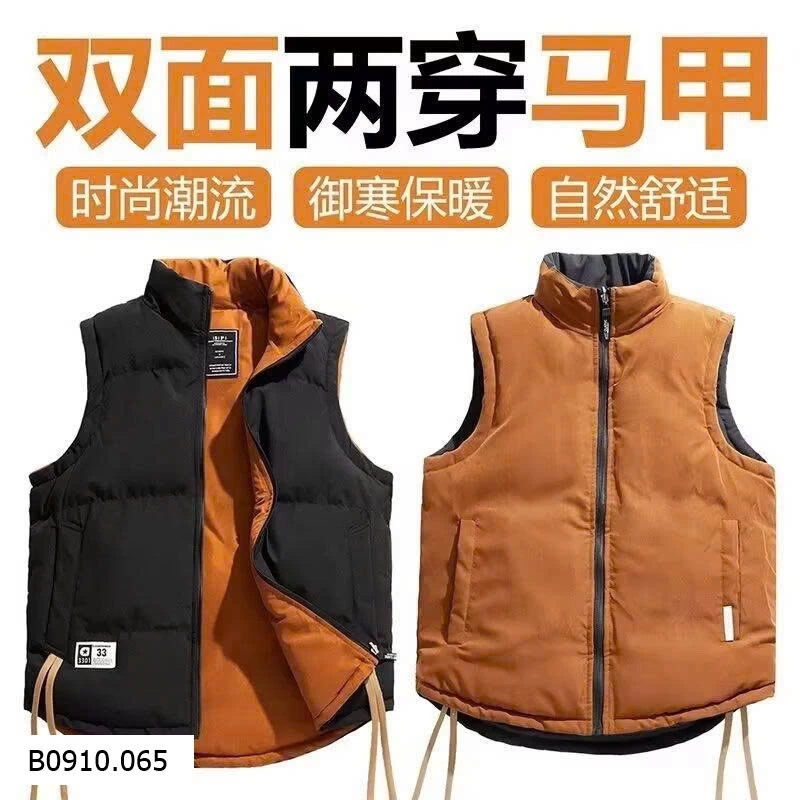 ÁO GILE PHAO 2 MẶT UNISEX NASA   Giá sỉ 230k