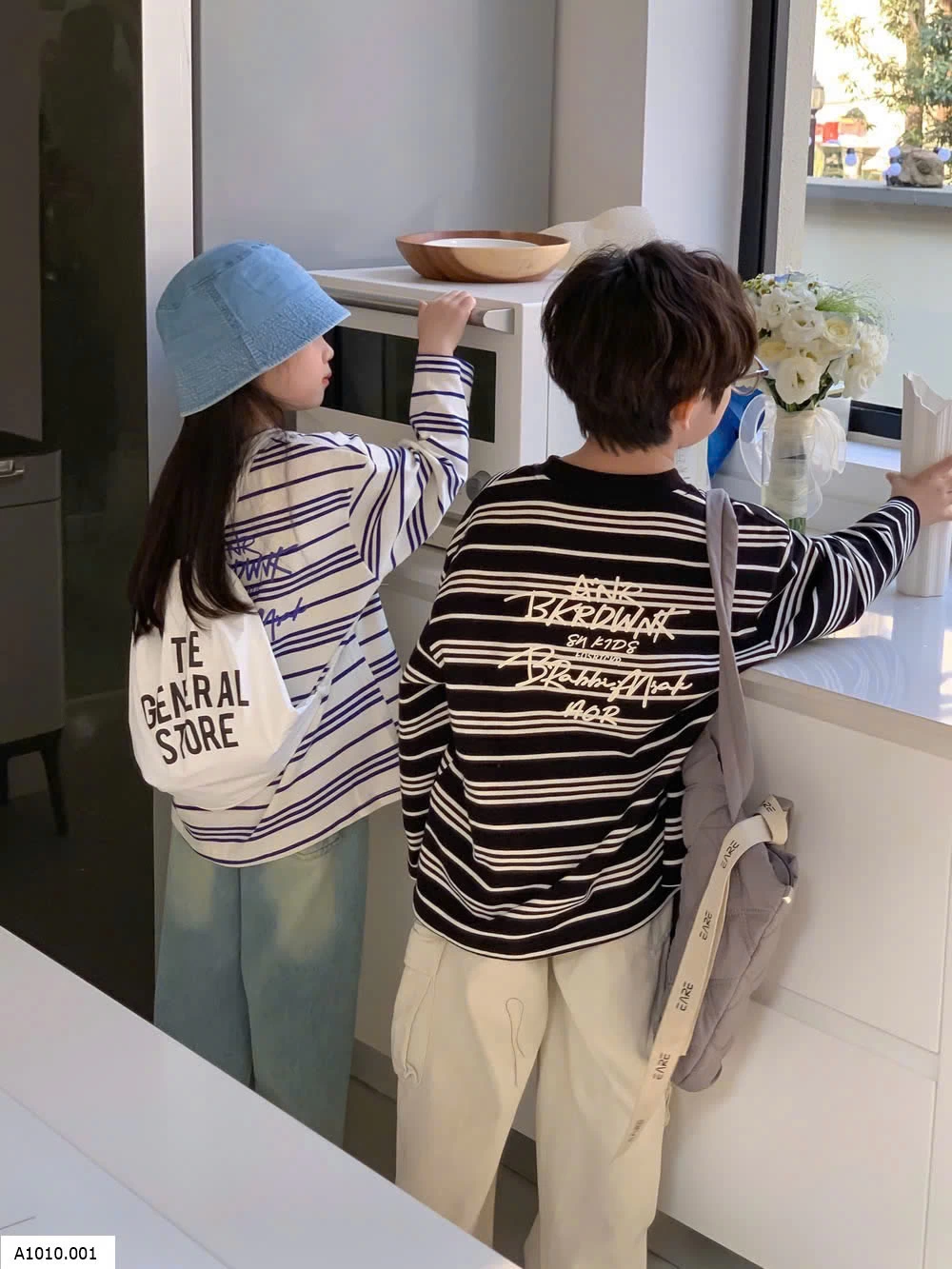 ÁO THUN KẺ NGANG KUMAI   Giá sỉ 161k