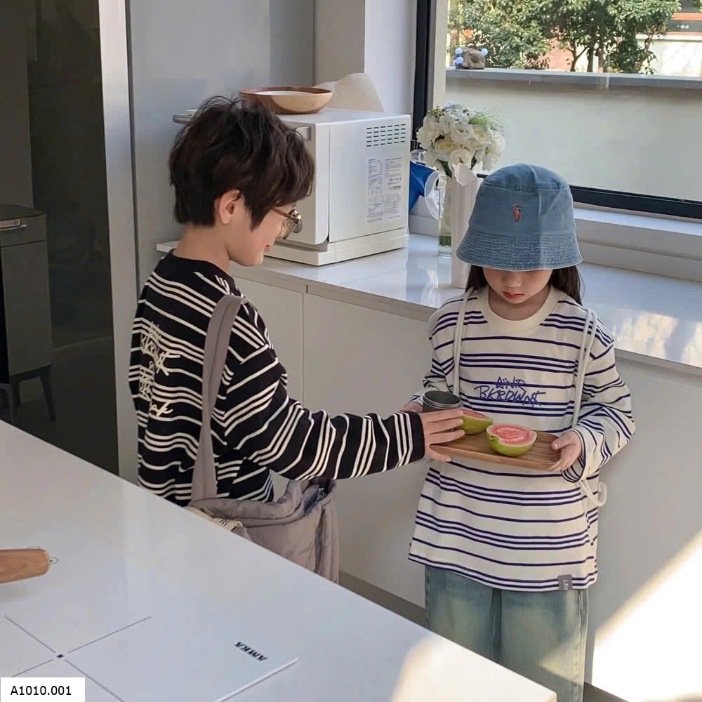 ÁO THUN KẺ NGANG KUMAI   Giá sỉ 161k