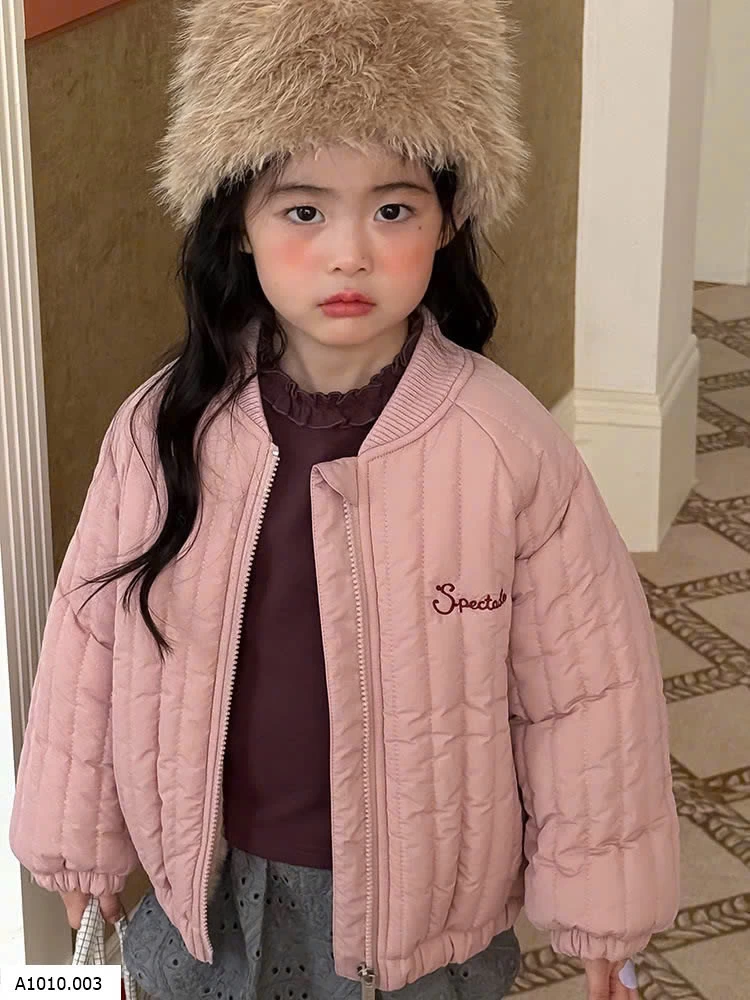 KHOÁC BOMBER THÊU HÌNH LÓT LÔNG  Giá sỉ size 90-120: 255k  size 130-150: 276k