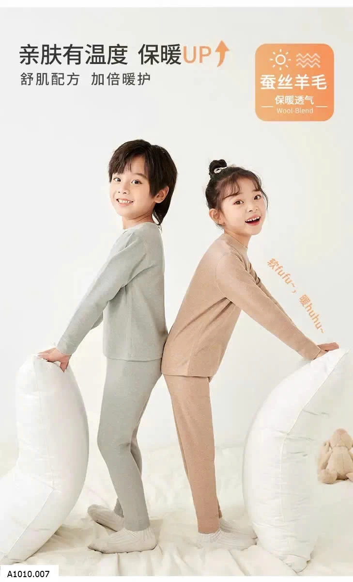 BỘ GIỮ NHIỆT CHO BÉ   Giá sỉ Sz 100-130 #94k Sz 140-180 #124k