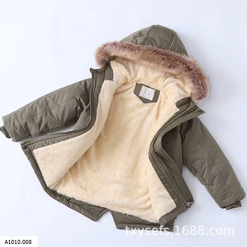 PARKA LÓT LÔNG CAO CẤP CHO BÉ    Giá sỉ 294k