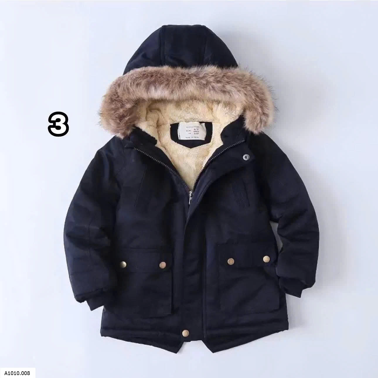 PARKA LÓT LÔNG CAO CẤP CHO BÉ    Giá sỉ 294k