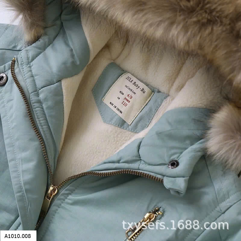 PARKA LÓT LÔNG CAO CẤP CHO BÉ    Giá sỉ 294k