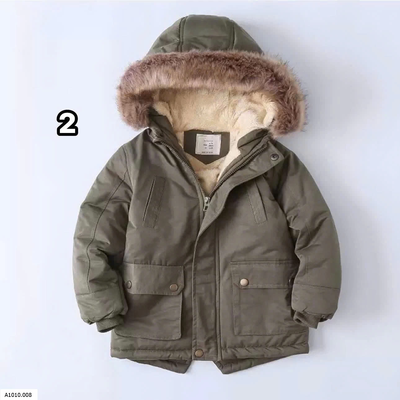 PARKA LÓT LÔNG CAO CẤP CHO BÉ    Giá sỉ 294k