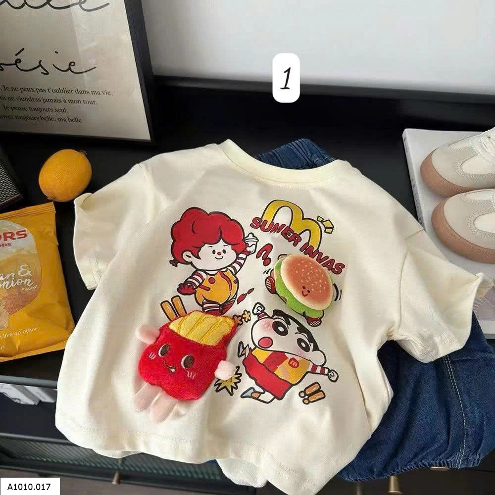 ÁO THUN 3D XỊN XÒ CHO BÉ   Giá sỉ 84k