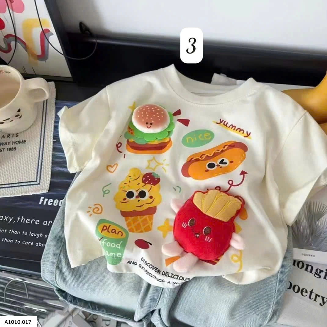 ÁO THUN 3D XỊN XÒ CHO BÉ   Giá sỉ 84k