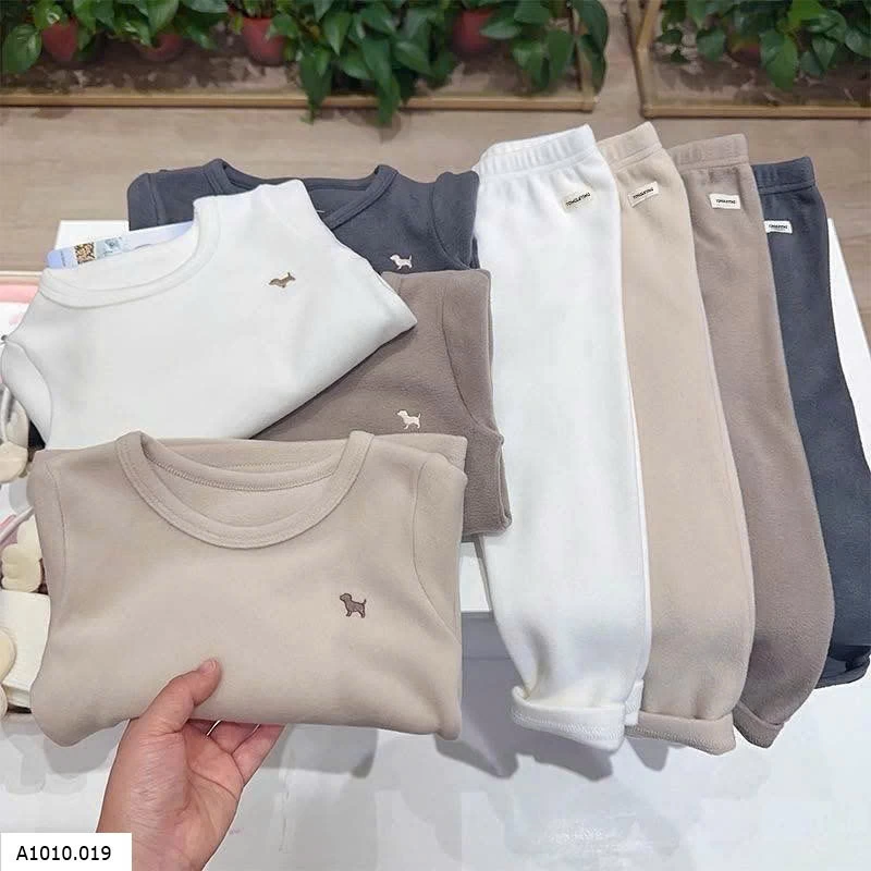 Set nỉ bông Bluedog   Giá sỉ 103k