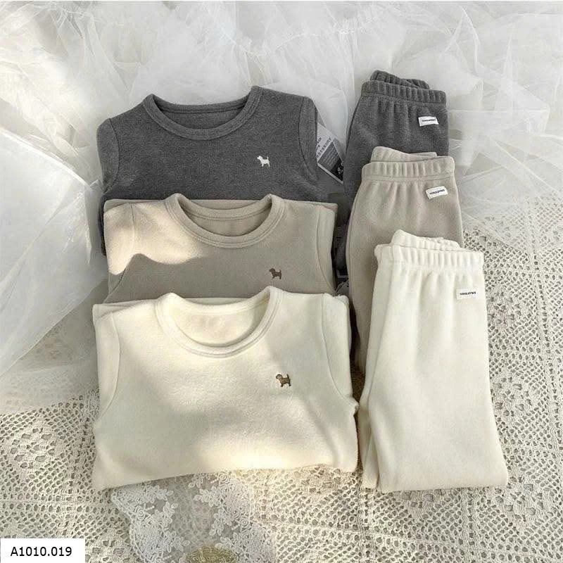 Set nỉ bông Bluedog   Giá sỉ 103k