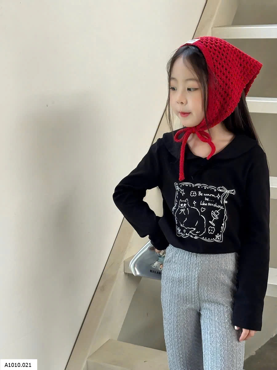 SET ÁO THUN CỔ SEN MIX QUẦN LEGGING ỐNG LOE BG   Giá sỉ áo: 128k  quần: 132k