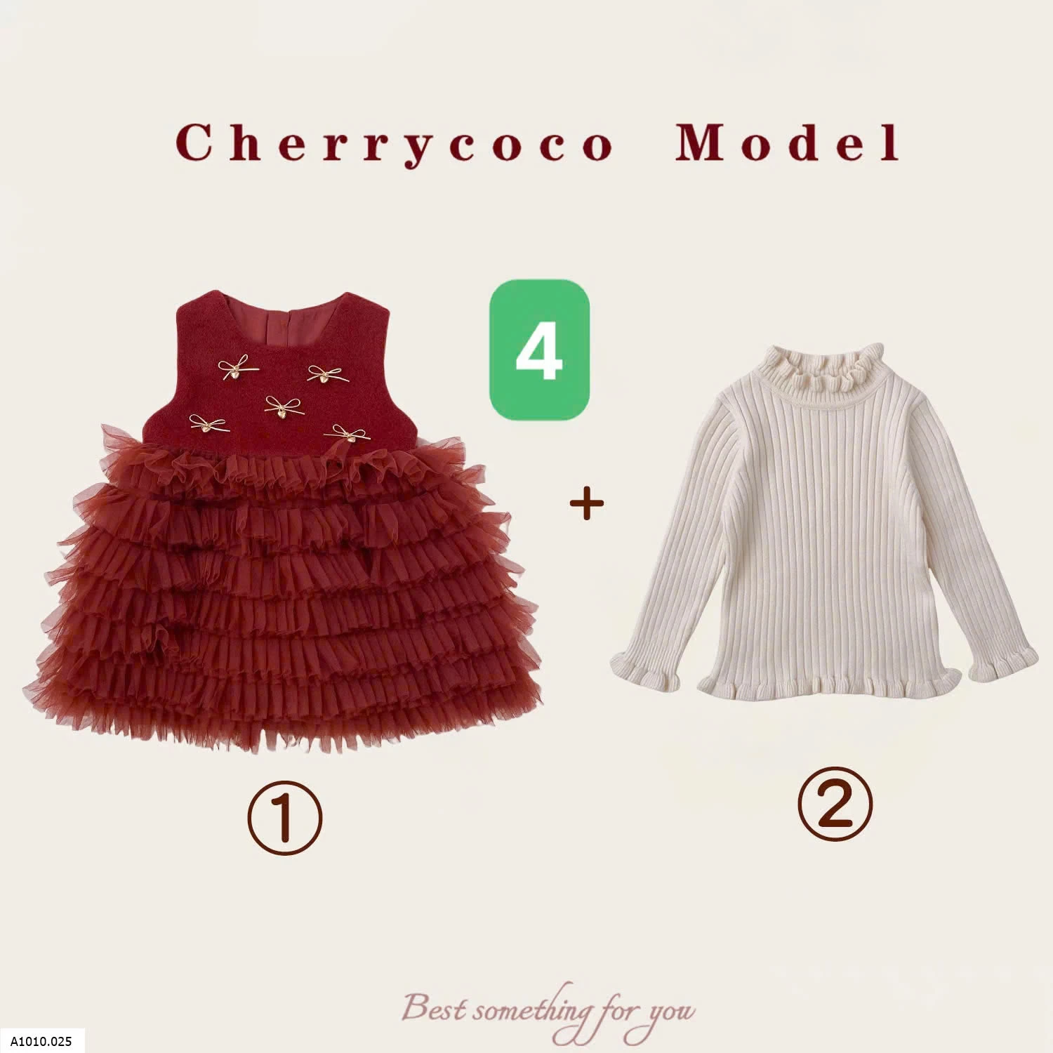 SET VÁY CÔNG CHÚA CHERRYCOCO  Giá sỉ 310k