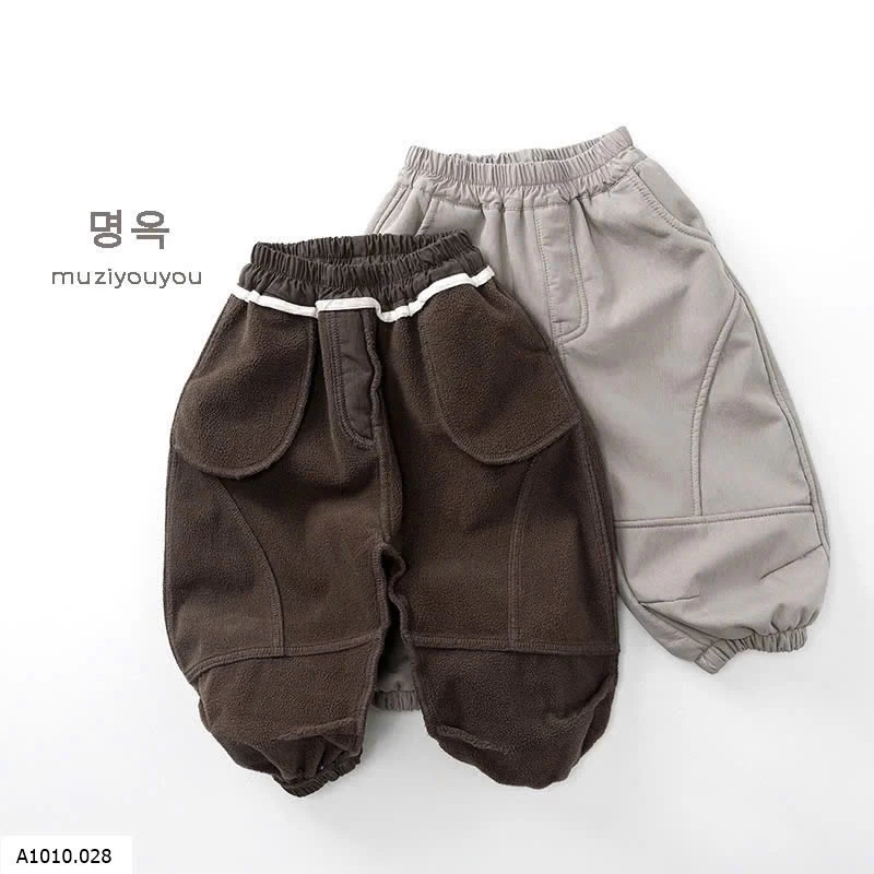 SET ÁO MIX QUẦN NỈ MUZIYOUYOU BT   Giá sỉ áo: 174k  quần: 169k