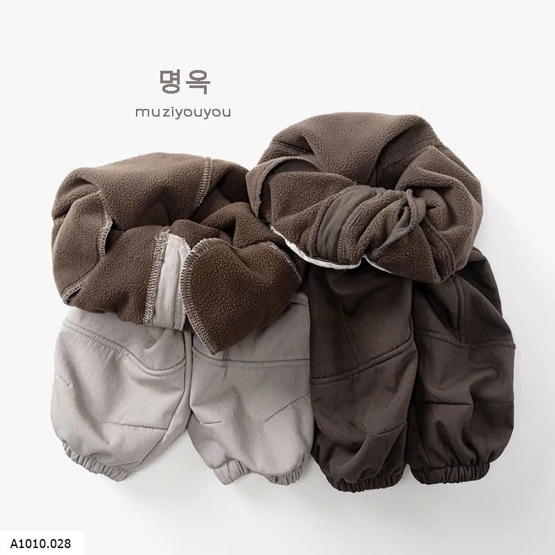 SET ÁO MIX QUẦN NỈ MUZIYOUYOU BT   Giá sỉ áo: 174k  quần: 169k