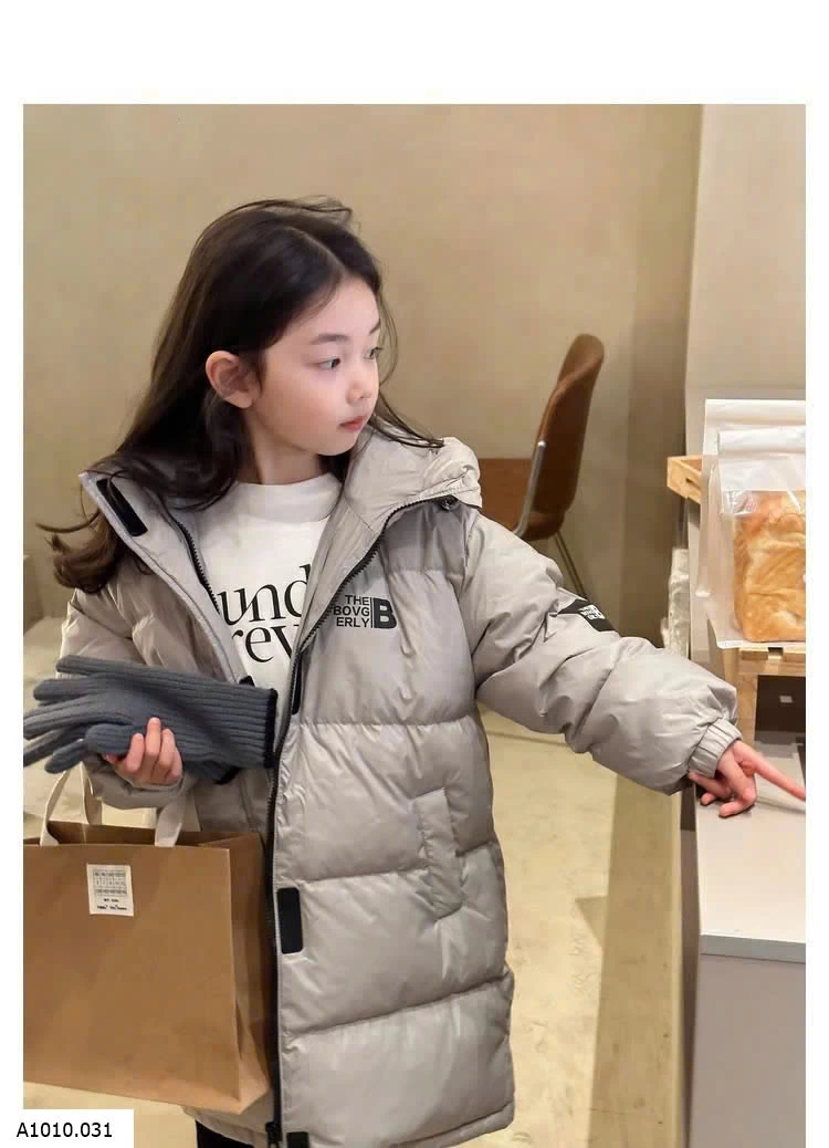 ÁO KHOÁC PHAO DÁNG DÀI CHO BÉ    Giá sỉ 229k