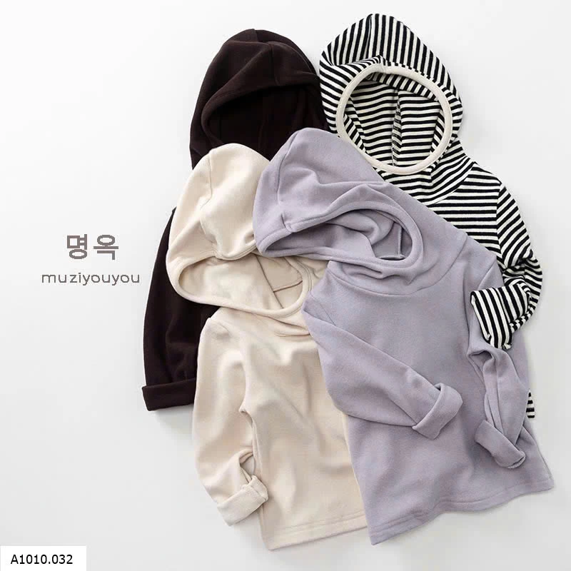 ÁO GIỮ NHIỆT CÓ MŨ BT   Giá sỉ 121k