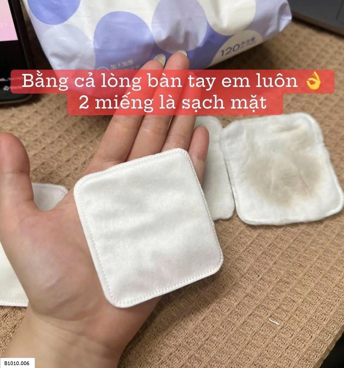 COMBO 240 MIẾNG BÔNG TẨY TRANG NEW   Giá sỉ 68k/ combo 2 gói