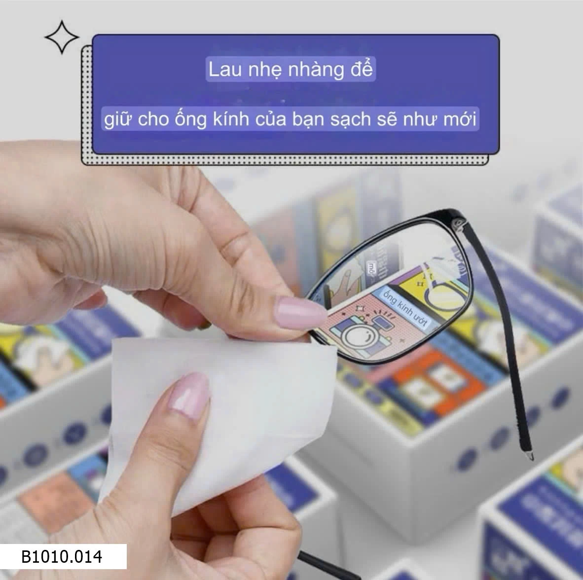 COMBO 2 HỘP GIẤY LAU KÍNH   Giá sỉ 40k/2h