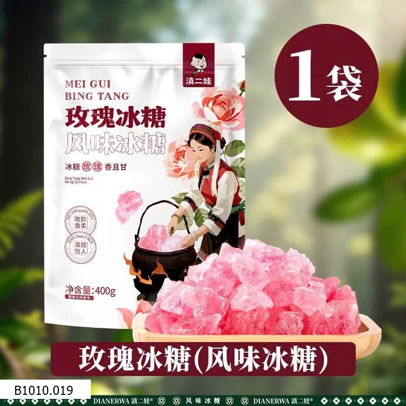 Đường phèn hoa hồng   Giá sỉ 100k