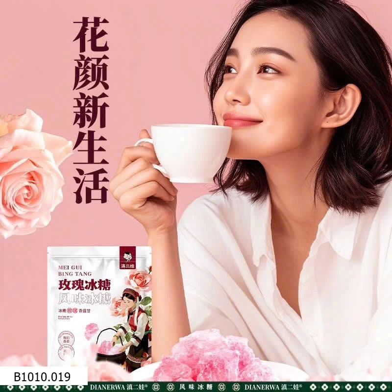 Đường phèn hoa hồng   Giá sỉ 100k