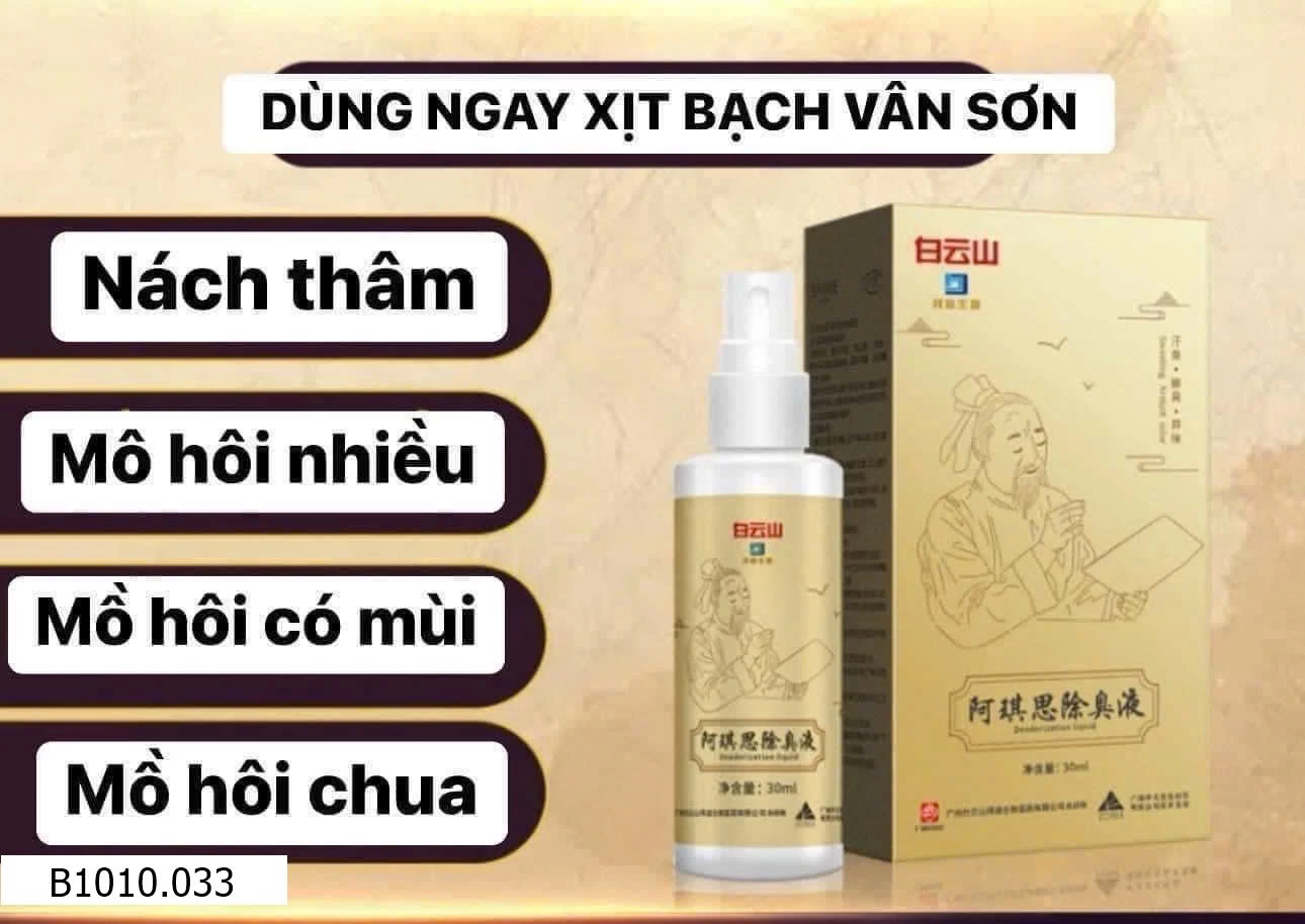 XỊT KHỬ MÙI - CHỐNG HÔI NÁCH   Giá sỉ 75k