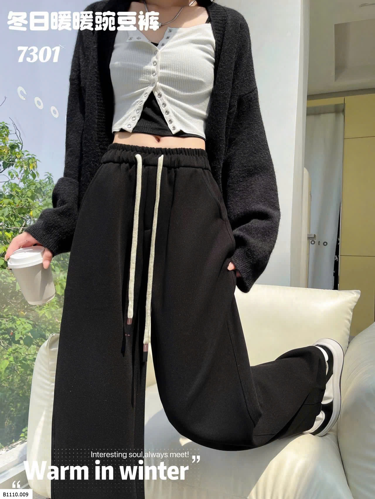 Quần nỉ ống rộng siêu hot  Giá sỉ 210k